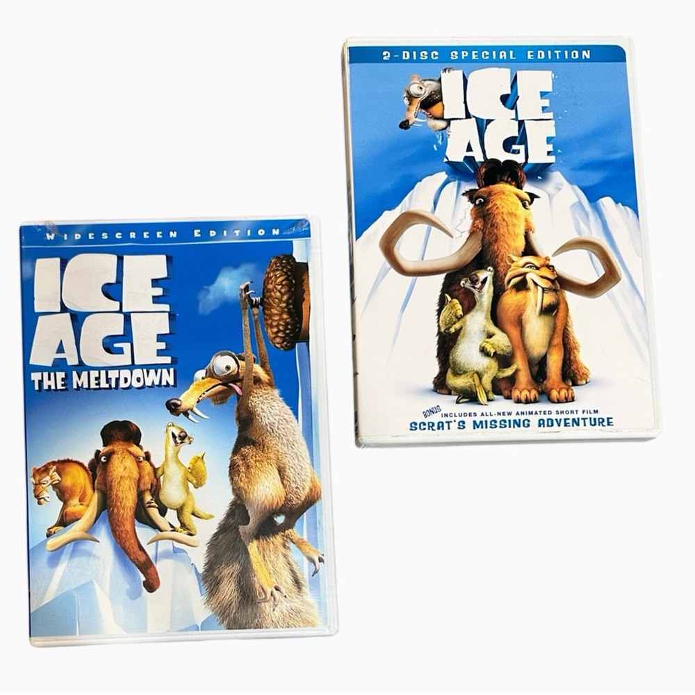 Ice Age 1 & 2 DVD Movie Lot - The Meltdown Widescreen & 2-Disc Special Edition - Picture 3 of 10